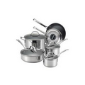 Genesis 10-Piece Stainless Steel Cookware Set